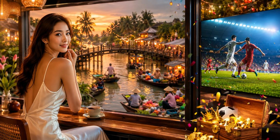 Người hâm mộ bóng đá theo dõi trận đấu và cá cược tại vùng sông Mekong